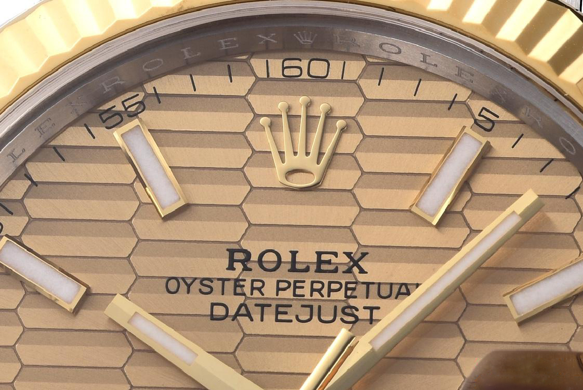 Clean Factory Datejust 126333 41mm Yellow Gold Fluted Textured Dial with Stick Markers Yellow Gold Bezel 3235 Movement Two Tone Jubilee Bracelet 03 Clean Factory Datejust 126333 41mm Yellow Gold Fluted Textured Dial with Stick Markers Yellow Gold Bezel 3235 Movement Two Tone Jubilee Bracelet 03