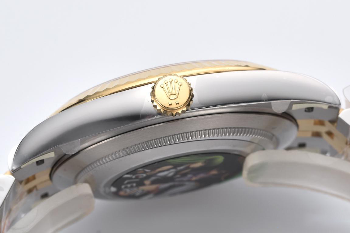 Clean Factory Datejust Wimbledon 126333 41mm Gray Dial with Green Roma Markers Yellow Gold Bezel 3235 Movement Two Tone Jubilee Bracelet 05 Clean Factory Datejust Wimbledon 126333 41mm Gray Dial with Green Roma Markers Yellow Gold Bezel 3235 Movement Two Tone Jubilee Bracelet 05