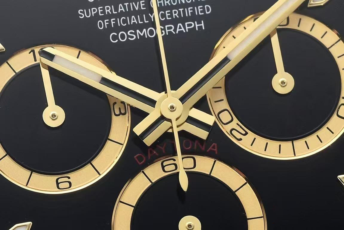 Clean Factory Daytona 126503 Black and Gold Counter Rings Dial 904L Steel Case Yellow Gold Bezel SH4131 Movement Oystersteel and Yellow Gold Band 05 Clean Factory Daytona 126503 Black and Gold Counter Rings Dial 904L Steel Case Yellow Gold Bezel SH4131 Movement Oystersteel and Yellow Gold Band 05