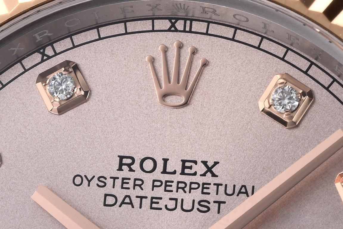 Clean Datejust 126331 41mm Rose Gold Sundust Dial with Diamond Markers Rose Gold Bezel 3235 Movement Two Tone Oyster Bracelet 03 Clean Datejust 126331 41mm Rose Gold Sundust Dial with Diamond Markers Rose Gold Bezel 3235 Movement Two Tone Oyster Bracelet 03