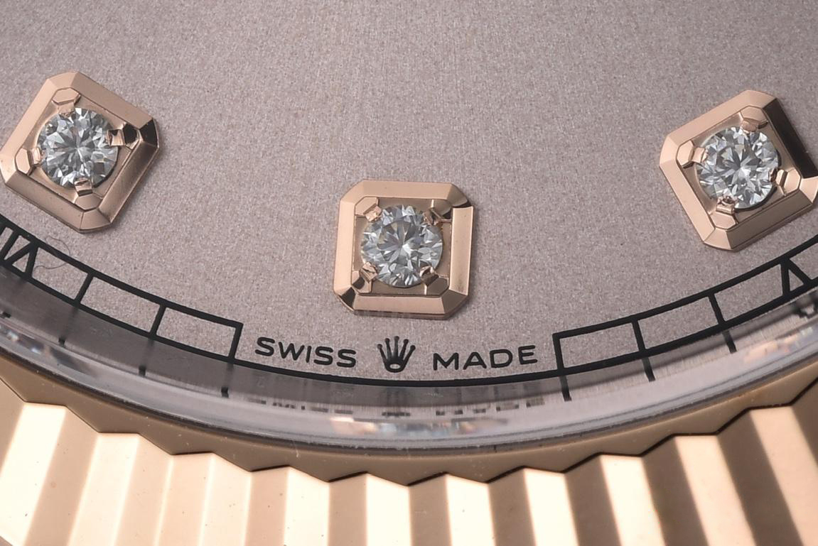 Clean Datejust 126331 41mm Rose Gold Sundust Dial with Diamond Markers Rose Gold Bezel 3235 Movement Two Tone Oyster Bracelet 04 Clean Datejust 126331 41mm Rose Gold Sundust Dial with Diamond Markers Rose Gold Bezel 3235 Movement Two Tone Oyster Bracelet 04