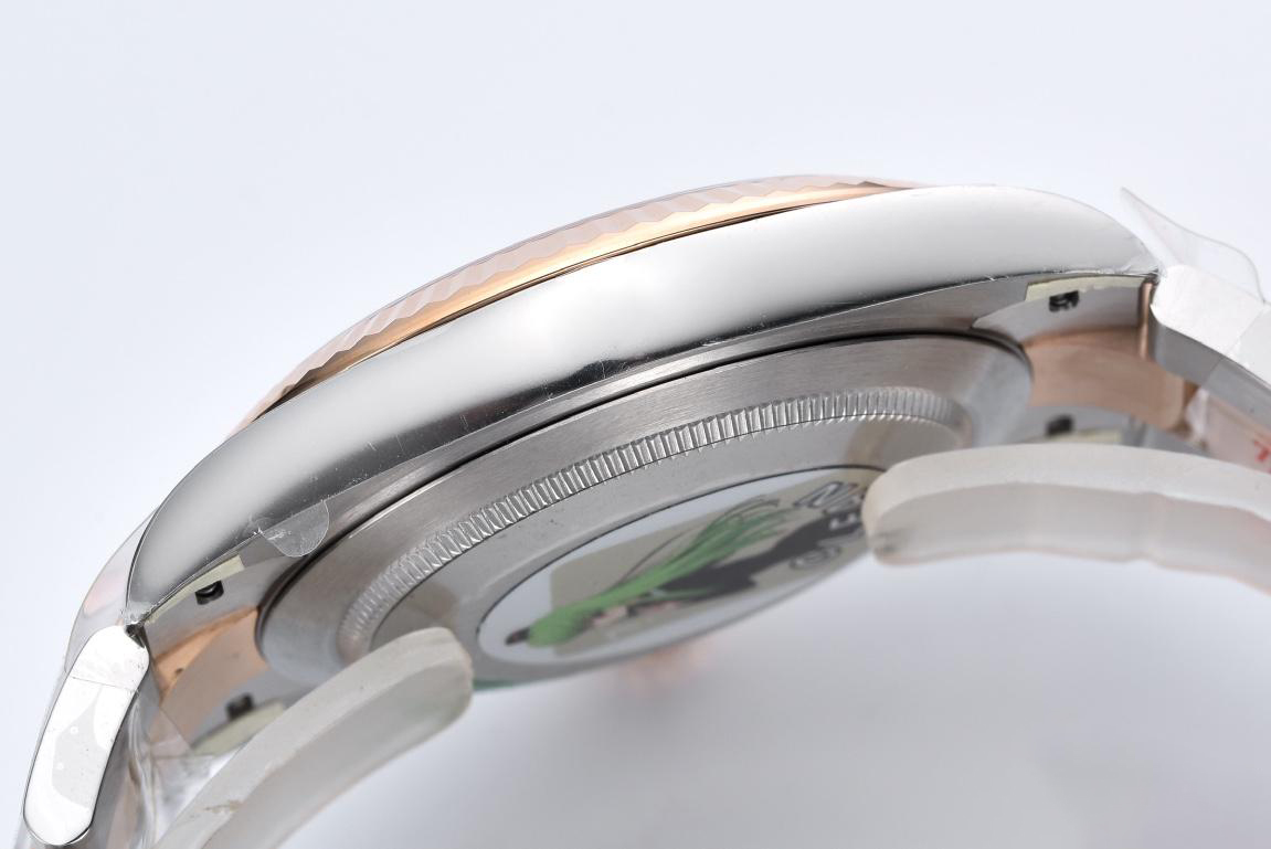 Clean Datejust 126331 41mm Rose Gold Sundust Dial with Stick Markers Rose Gold Bezel 904L Steel Case 3235 Movement Two Tone Oyster Bracelet 06 Clean Datejust 126331 41mm Rose Gold Sundust Dial with Stick Markers Rose Gold Bezel 904L Steel Case 3235 Movement Two Tone Oyster Bracelet 06