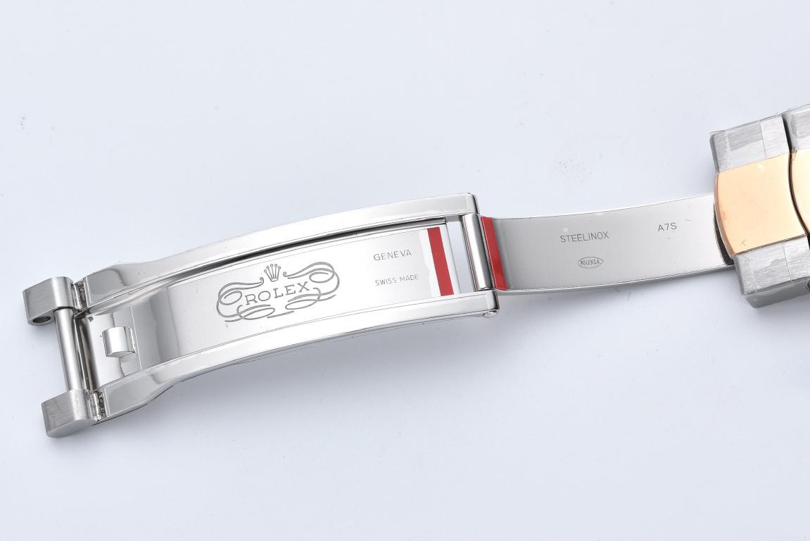 Clean Datejust 126331 41mm Rose Gold Sundust Dial with Stick Markers Rose Gold Bezel 904L Steel Case 3235 Movement Two Tone Oyster Bracelet 09 Clean Datejust 126331 41mm Rose Gold Sundust Dial with Stick Markers Rose Gold Bezel 904L Steel Case 3235 Movement Two Tone Oyster Bracelet 09