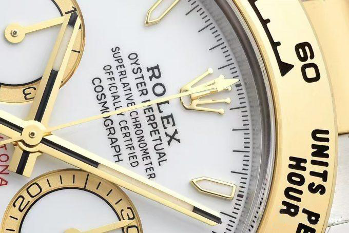 Clean Factory Daytona 126503 White Dial with Gold Eye Sub Dial Two Tone Yellow Gold Steel Bracelet Gold Bezel SH4131 Movement 04 Clean Factory Daytona 126503 White Dial with Gold Eye Sub Dial Two Tone Yellow Gold Steel Bracelet Gold Bezel SH4131 Movement 04