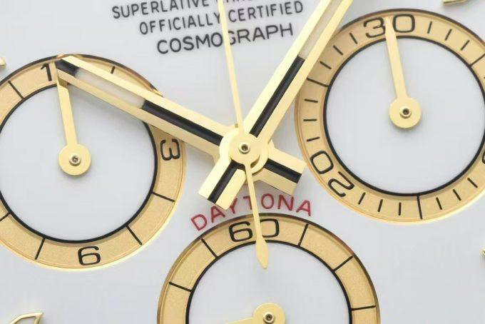 Clean Factory Daytona 126503 White Dial with Gold Eye Sub Dial Two Tone Yellow Gold Steel Bracelet Gold Bezel SH4131 Movement 05 Clean Factory Daytona 126503 White Dial with Gold Eye Sub Dial Two Tone Yellow Gold Steel Bracelet Gold Bezel SH4131 Movement 05