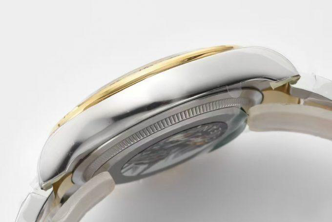 Clean Factory Daytona 126503 White Dial with Gold Eye Sub Dial Two Tone Yellow Gold Steel Bracelet Gold Bezel SH4131 Movement 08 Clean Factory Daytona 126503 White Dial with Gold Eye Sub Dial Two Tone Yellow Gold Steel Bracelet Gold Bezel SH4131 Movement 08