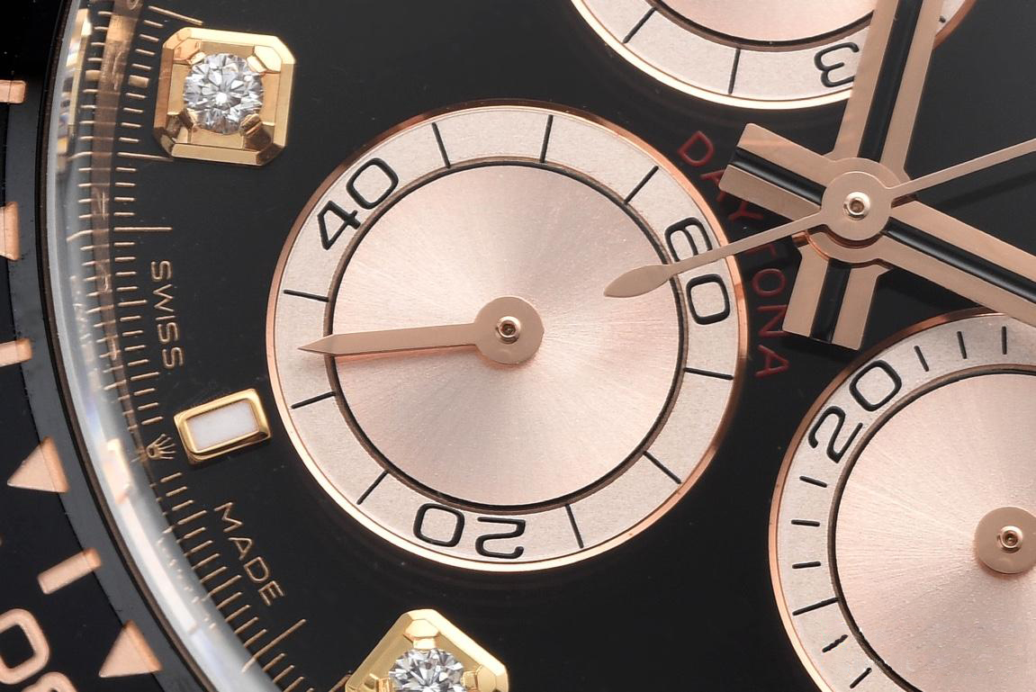 Clean Factory Daytona 126515LN Black and Sundust Diamonds Set Dial 18K Rose Gold Case Oysterflex Strap SH4131 Movement 05 Clean Factory Daytona 126515LN Black and Sundust Diamonds Set Dial 18K Rose Gold Case Oysterflex Strap SH4131 Movement 05