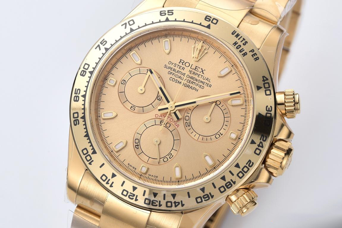 Clean Factory Rolex Daytona 116508 Full Yellow Gold Case Dial Yellow Gold Bezel Bracelet DanDong 4130 Movement 03 Clean Factory Rolex Daytona 116508 Full Yellow Gold Case Dial Yellow Gold Bezel Bracelet DanDong 4130 Movement 03