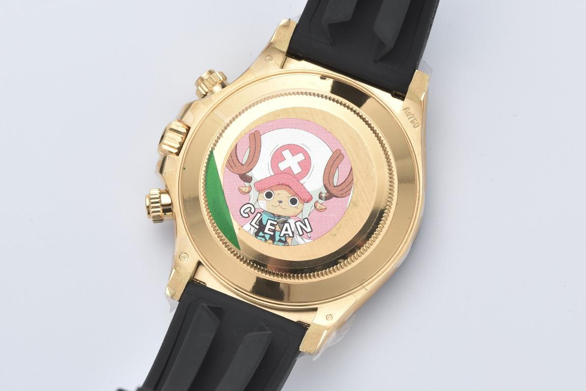 Clean Factory Rolex Daytona 116518LN 0042 Yellow Gold Dial and Case Black Ceramic Bezel Cal4130 Black Oyster Rubber Oysterflex Strap 08 Clean Factory Rolex Daytona 116518LN 0042 Yellow Gold Dial and Case Black Ceramic Bezel Cal4130 Black Oyster Rubber Oysterflex Strap 08