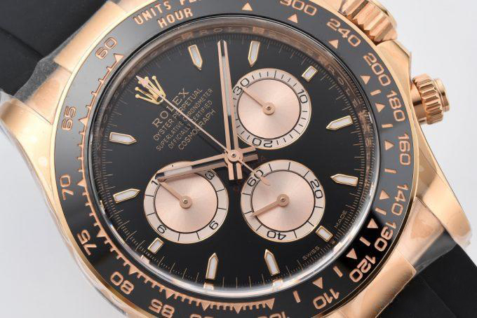 Clean Factory Rolex Daytona 126515LN 18K Rose Gold Plated Case Black and Rose Gold Dial Oysterflex Strap SH4131 03 Clean Factory Rolex Daytona 126515LN 18K Rose Gold Plated Case Black and Rose Gold Dial Oysterflex Strap SH4131 03