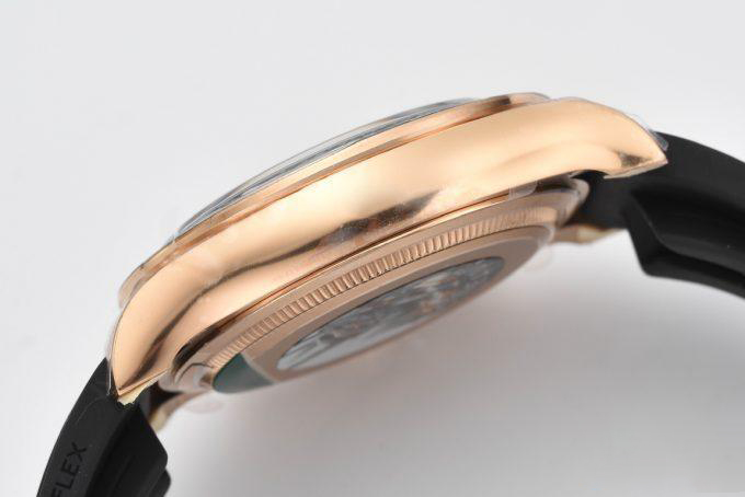 Clean Factory Rolex Daytona 126515LN 18K Rose Gold Plated Case Black and Rose Gold Dial Oysterflex Strap SH4131 07 Clean Factory Rolex Daytona 126515LN 18K Rose Gold Plated Case Black and Rose Gold Dial Oysterflex Strap SH4131 07