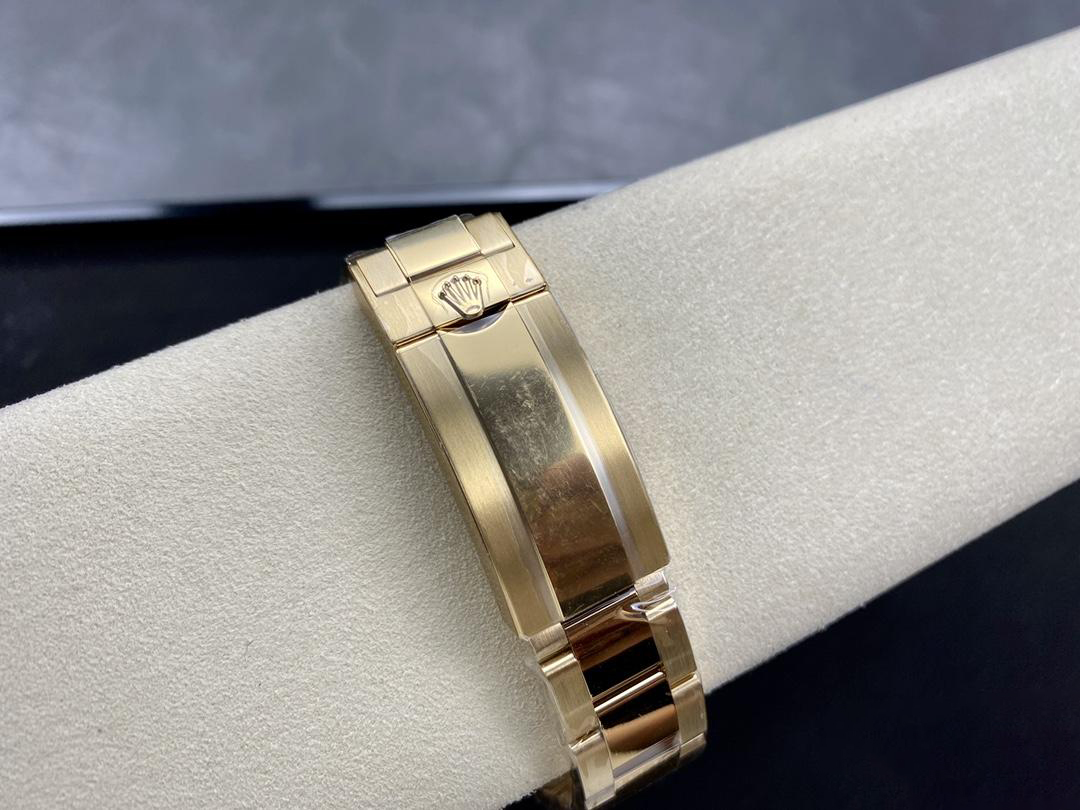 Clean Factory Rolex Submariner 126618LN 41mm Black Dial Ceramic Bezel Full Yellow Gold Plated Case Oyster Bracelet SH3235 Movement 08