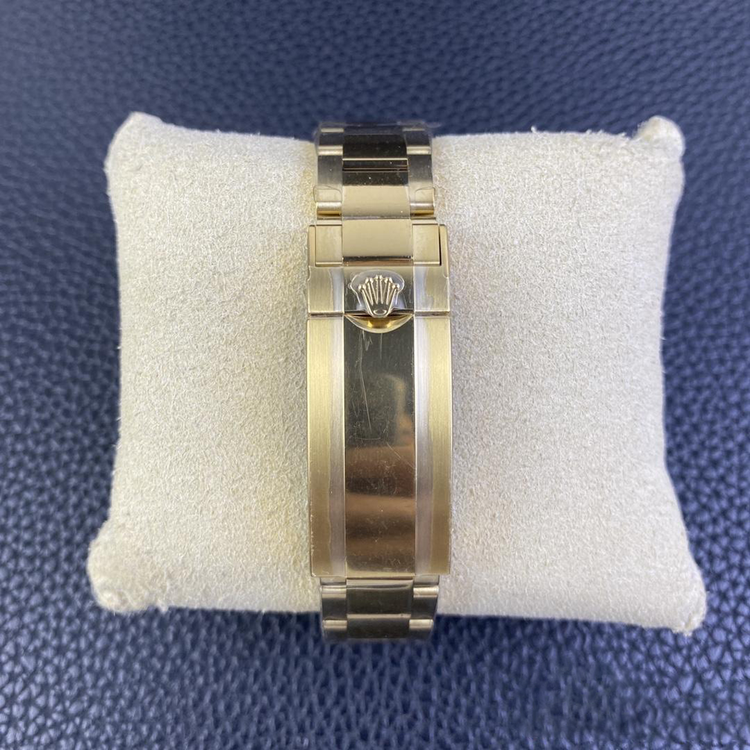 Clean Factory Submariner 116618LB 40mm Blue Dial Ceramic Bezel Full Yellow Gold Plated on Case Oyster Bracelet SH3135 Movement 07