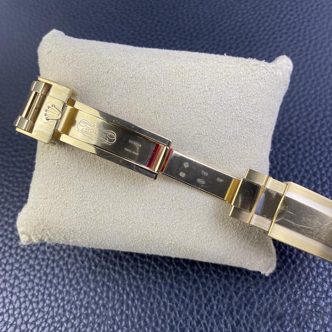 Clean Factory Submariner 116618LN 40mm Black Dial Ceramic Bezel Full Yellow Gold Plated Case Oyster Bracelet SH3135 Movement 08