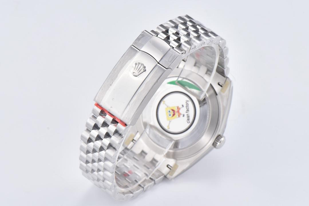 Clean Factory Datejust 36mm Gray Dial with Diamond Hour Markers 904L Steel Case Jubilee Bracelet SuperClone 3235 Movement 09 Clean Factory Datejust 36mm Gray Dial with Diamond Hour Markers 904L Steel Case Jubilee Bracelet SuperClone 3235 Movement 09