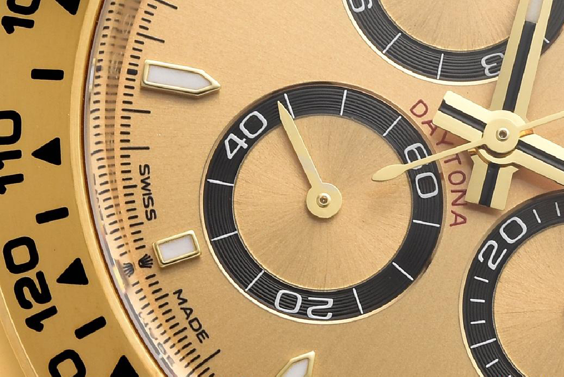 Clean Factory Daytona 126508 Yellow Gold Dial with Black Chrono Counter 18K Yellow Gold Plated Bracelet 4131 Movement 06 Clean Factory Daytona 126508 Yellow Gold Dial with Black Chrono Counter 18K Yellow Gold Plated Bracelet 4131 Movement 06