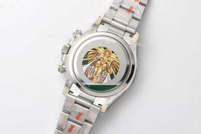 Clean Factory Daytona M126509 0003 White Gold Plated Case Steel and Black Dial White Gold Scale Bezel White Gold Band 4131 Movement 09 Clean Factory Daytona M126509 0003 White Gold Plated Case Steel and Black Dial White Gold Scale Bezel White Gold Band 4131 Movement 09