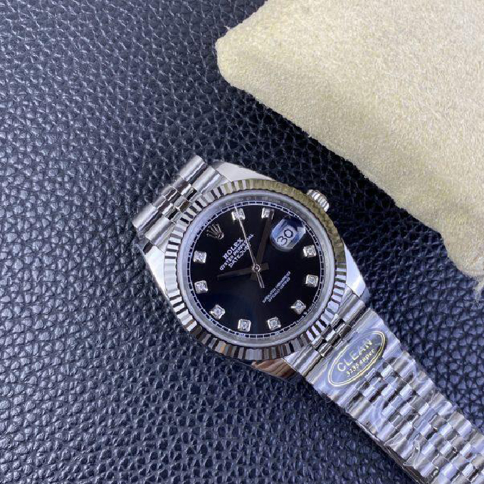Clean Factory Rolex Datejust M126334 0012 Black Dial Diamond Hour Markers 904L Steel Case Oyster Bracelet ShangHai 3235 Movement 09 Clean Factory Rolex Datejust M126334 0012 Black Dial Diamond Hour Markers 904L Steel Case Oyster Bracelet ShangHai 3235 Movement 09