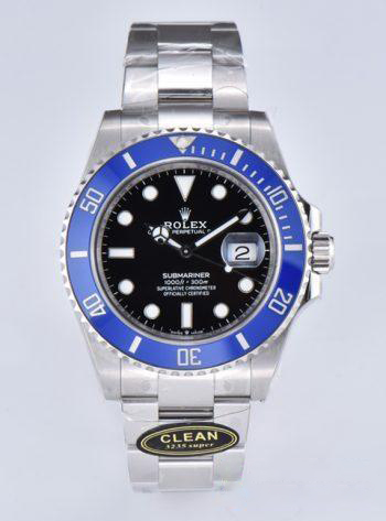 Clean Factory Rolex Submariner 126619LB 41mm Smurf Cookie Monster Blue Bezel Black Dial Superclone 3235 Movement 01