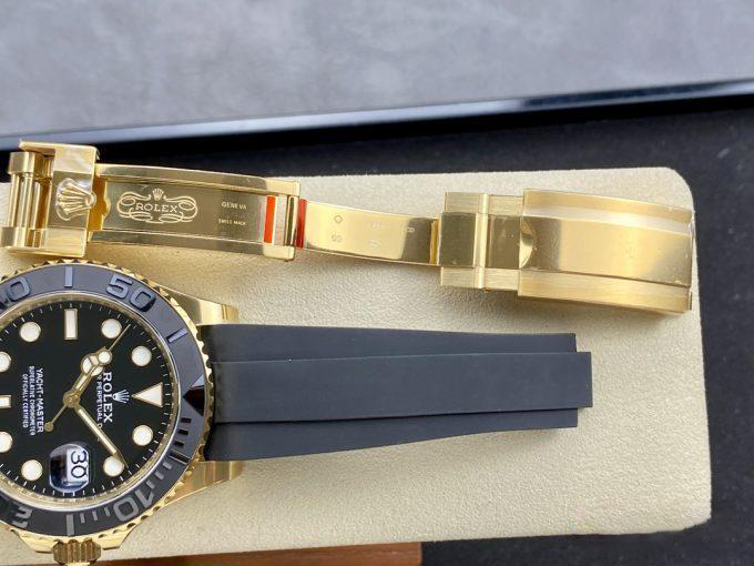 Clean Factory Rolex Yacht Master 42mm 226658 Yellow Gold Case 3D Black Ceramic Bezel Oysterflex Strap SuerClone 3235 Movement 10 Clean Factory Rolex Yacht Master 42mm 226658 Yellow Gold Case 3D Black Ceramic Bezel Oysterflex Strap SuerClone 3235 Movement 10