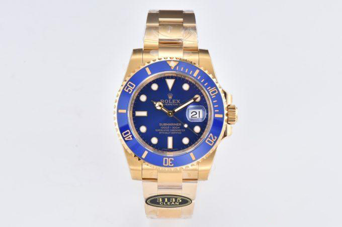 Clean Factory Submariner 116618LB 40mm Blue Dial Ceramic Bezel Full Yellow Gold Case 01 1 Clean Factory Submariner 116618LB 40mm Blue Dial Ceramic Bezel Full Yellow Gold Case 01 1