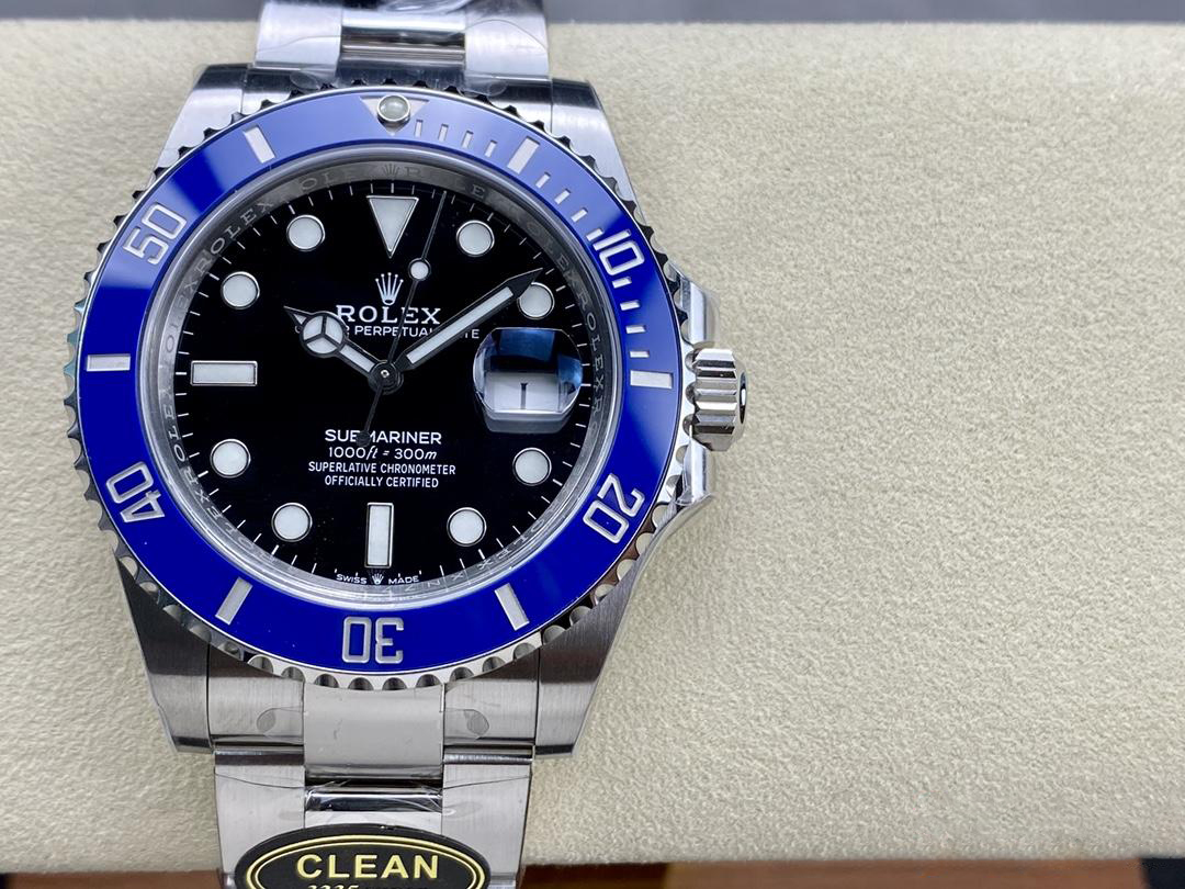 Clean Factory Submariner 126619LB 41mm Smurf Cookie Monster Blue Bezel Black Dial Superclone 3235 Movement 01