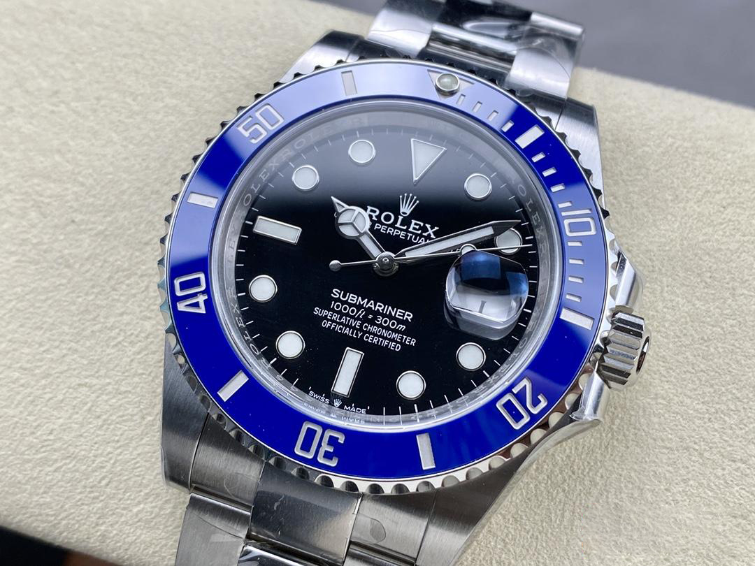 Clean Factory Submariner 126619LB 41mm Smurf Cookie Monster Blue Bezel Black Dial Superclone 3235 Movement 03