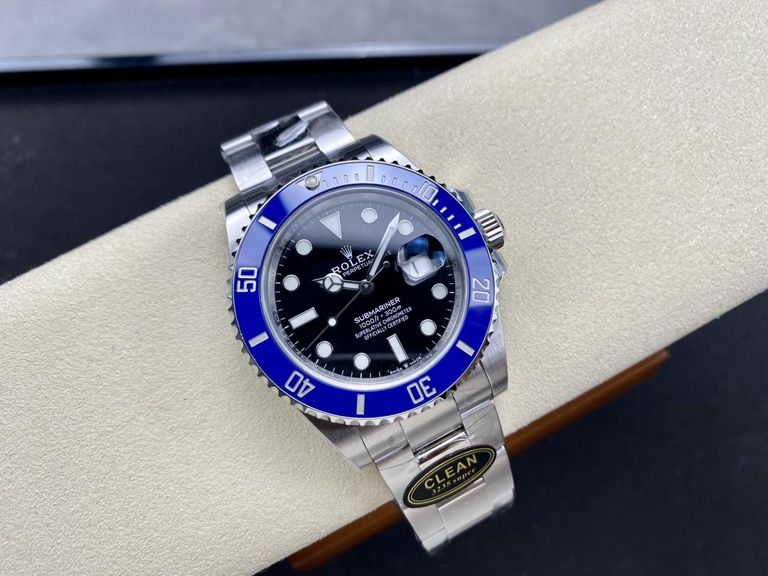 Clean Factory Submariner 126619LB 41mm Smurf Cookie Monster Blue Bezel Black Dial Superclone 3235 Movement 04