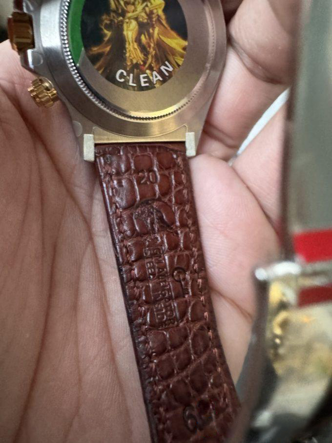 Clean Factory Watch Daytoan 116503 White Dial Yellow Gold Bezel 904L Steel Case Alligator Strap DD4130 Movement 14 Clean Factory Watch Daytoan 116503 White Dial Yellow Gold Bezel 904L Steel Case Alligator Strap DD4130 Movement 14