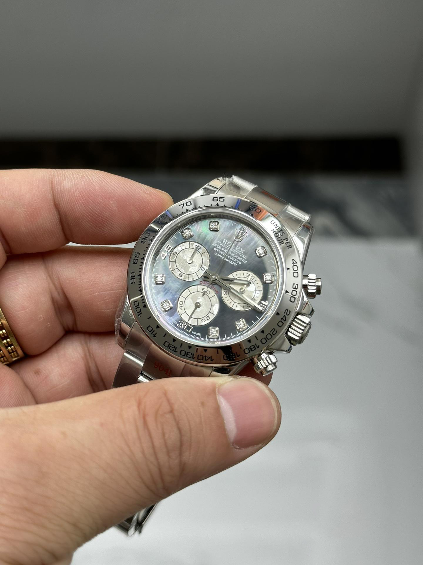 Clean Factory Watch Daytona 116509 Black Mother of Pearl Dial Diamond Hors Markers SuperClone 4130 Movement 04 Clean Factory Watch Daytona 116509 Black Mother of Pearl Dial Diamond Hors Markers SuperClone 4130 Movement 04