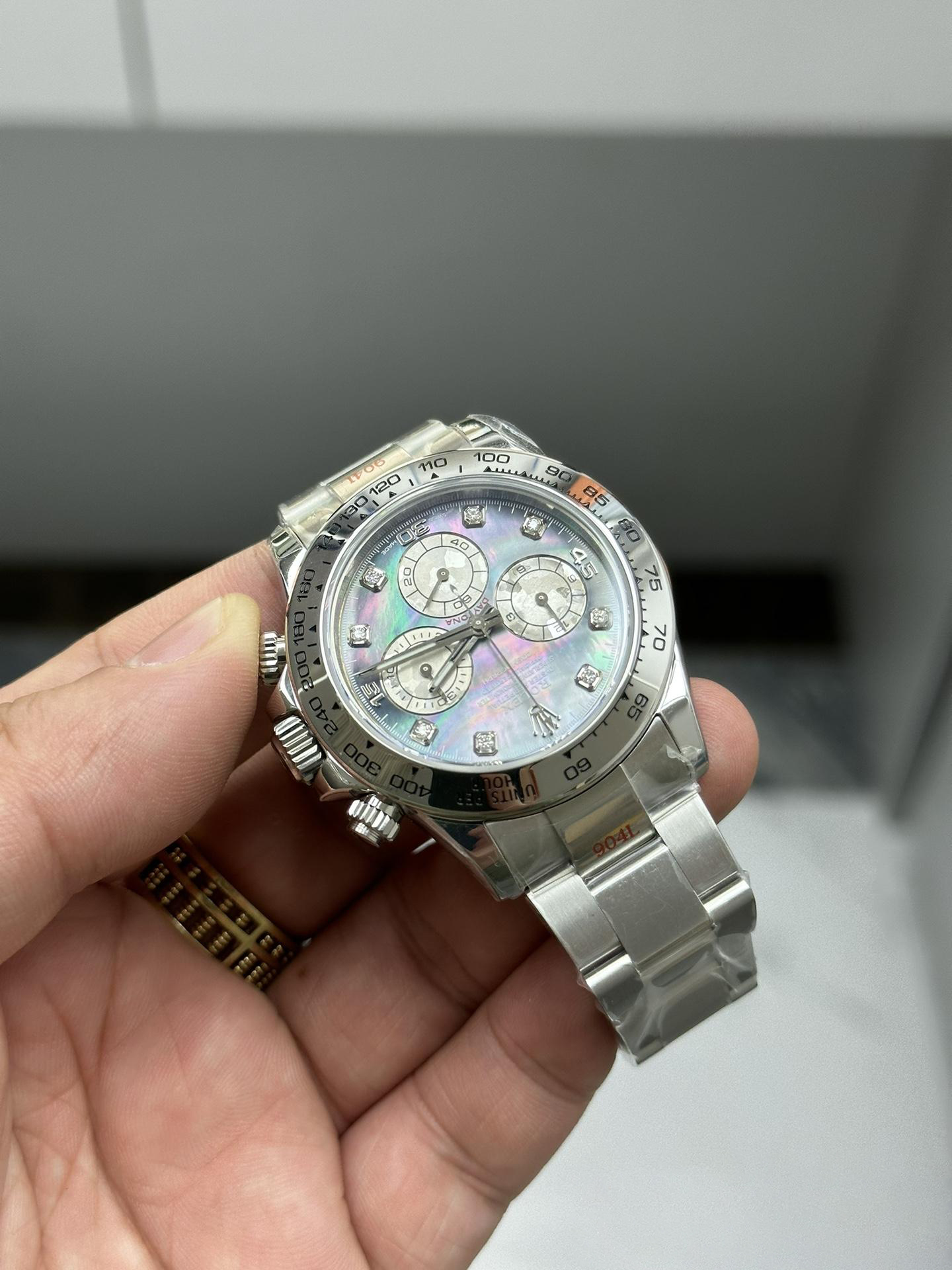 Clean Factory Watch Daytona 116509 Black Mother of Pearl Dial Diamond Hors Markers SuperClone 4130 Movement 05 Clean Factory Watch Daytona 116509 Black Mother of Pearl Dial Diamond Hors Markers SuperClone 4130 Movement 05