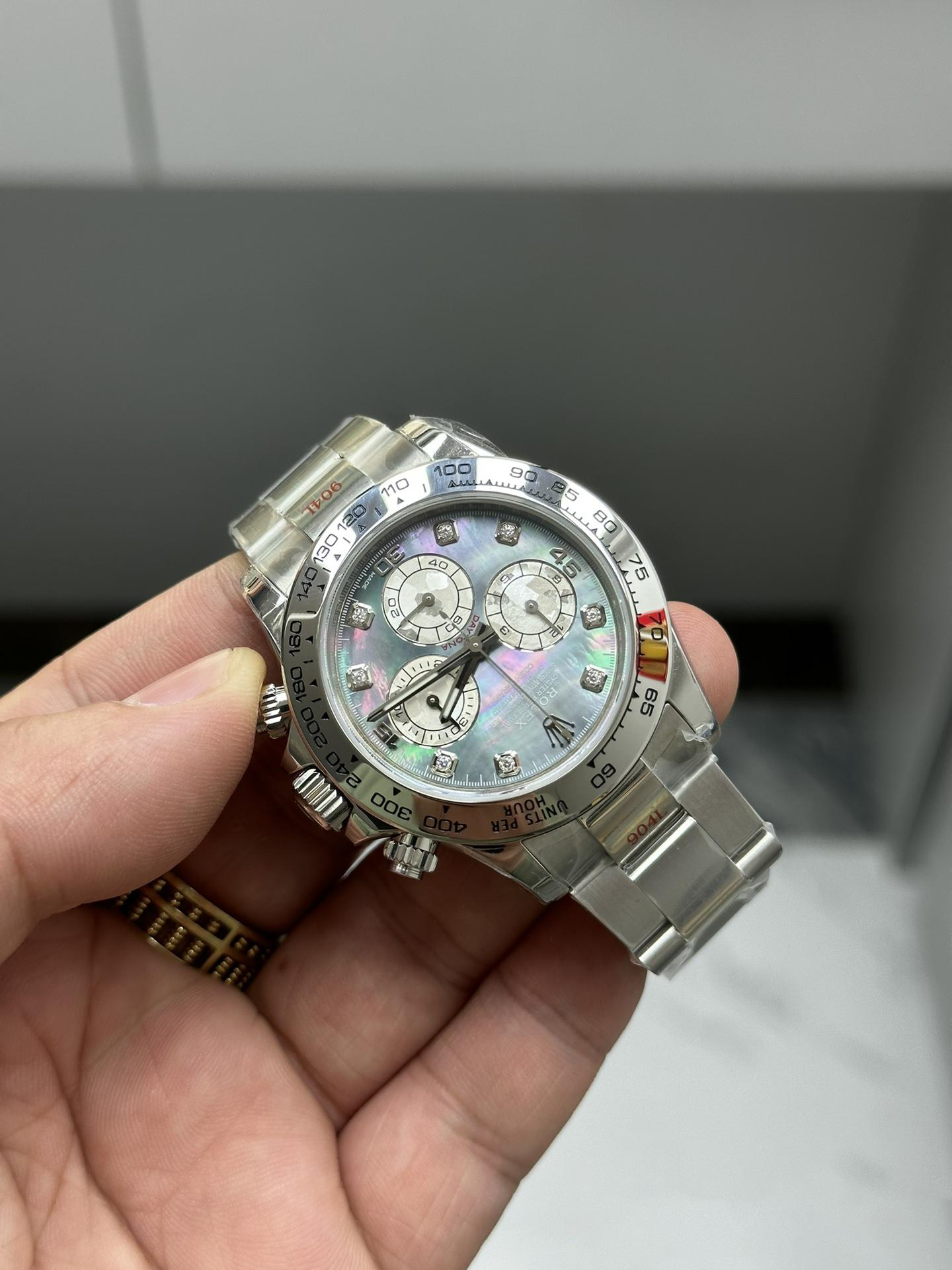 Clean Factory Watch Daytona 116509 Black Mother of Pearl Dial Diamond Hors Markers SuperClone 4130 Movement 06 Clean Factory Watch Daytona 116509 Black Mother of Pearl Dial Diamond Hors Markers SuperClone 4130 Movement 06