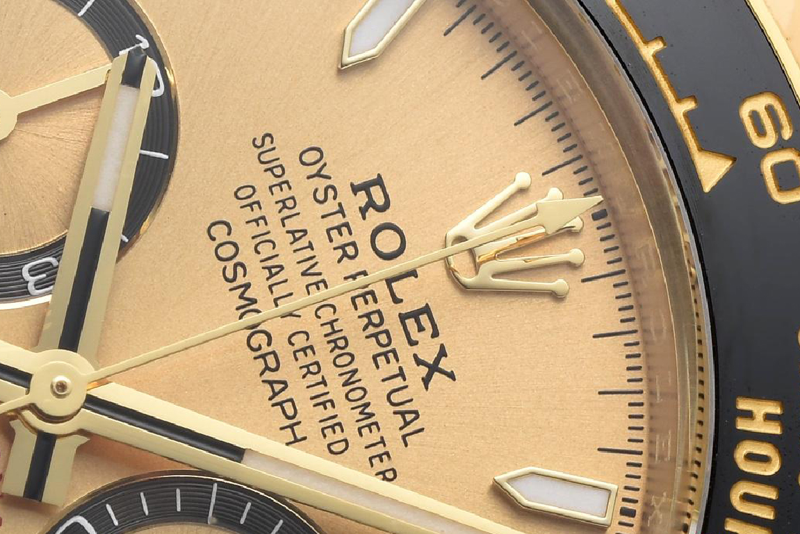 Clean Factory Watch Rolex Daytona 126518 Yellow Gold Case Golden Dial and Black Counter Rings Oysterflex Strap 4131 Movement 05 Clean Factory Watch Rolex Daytona 126518 Yellow Gold Case Golden Dial and Black Counter Rings Oysterflex Strap 4131 Movement 05