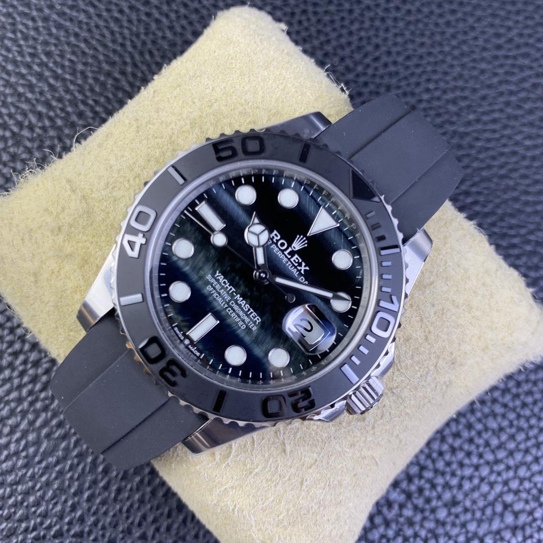 Clean Factory Watch Yacht Master 226659 42mm Falcons Eye Dial Oystersteel Case 3D Black Ceramic Bezel Oysterflex Strap SH3235 Movement 03 Clean Factory Watch Yacht Master 226659 42mm Falcons Eye Dial Oystersteel Case 3D Black Ceramic Bezel Oysterflex Strap SH3235 Movement 03
