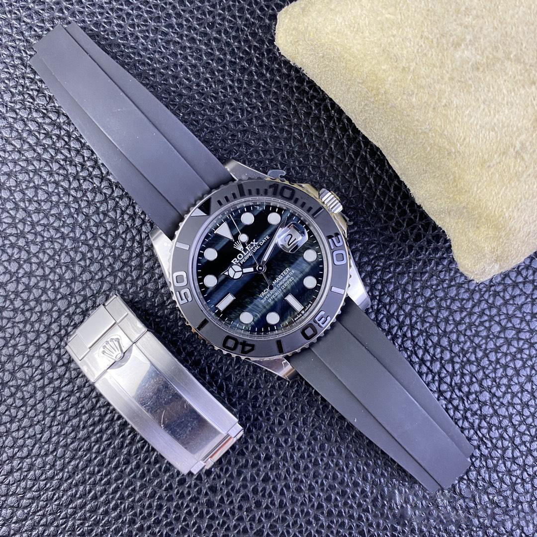 Clean Factory Watch Yacht Master 226659 42mm Falcons Eye Dial Oystersteel Case 3D Black Ceramic Bezel Oysterflex Strap SH3235 Movement 09 Clean Factory Watch Yacht Master 226659 42mm Falcons Eye Dial Oystersteel Case 3D Black Ceramic Bezel Oysterflex Strap SH3235 Movement 09
