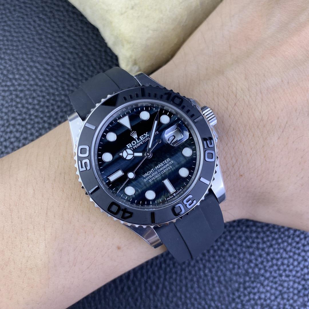 Clean Factory Watch Yacht Master 226659 42mm Falcons Eye Dial Oystersteel Case 3D Black Ceramic Bezel Oysterflex Strap SH3235 Movement 10 Clean Factory Watch Yacht Master 226659 42mm Falcons Eye Dial Oystersteel Case 3D Black Ceramic Bezel Oysterflex Strap SH3235 Movement 10