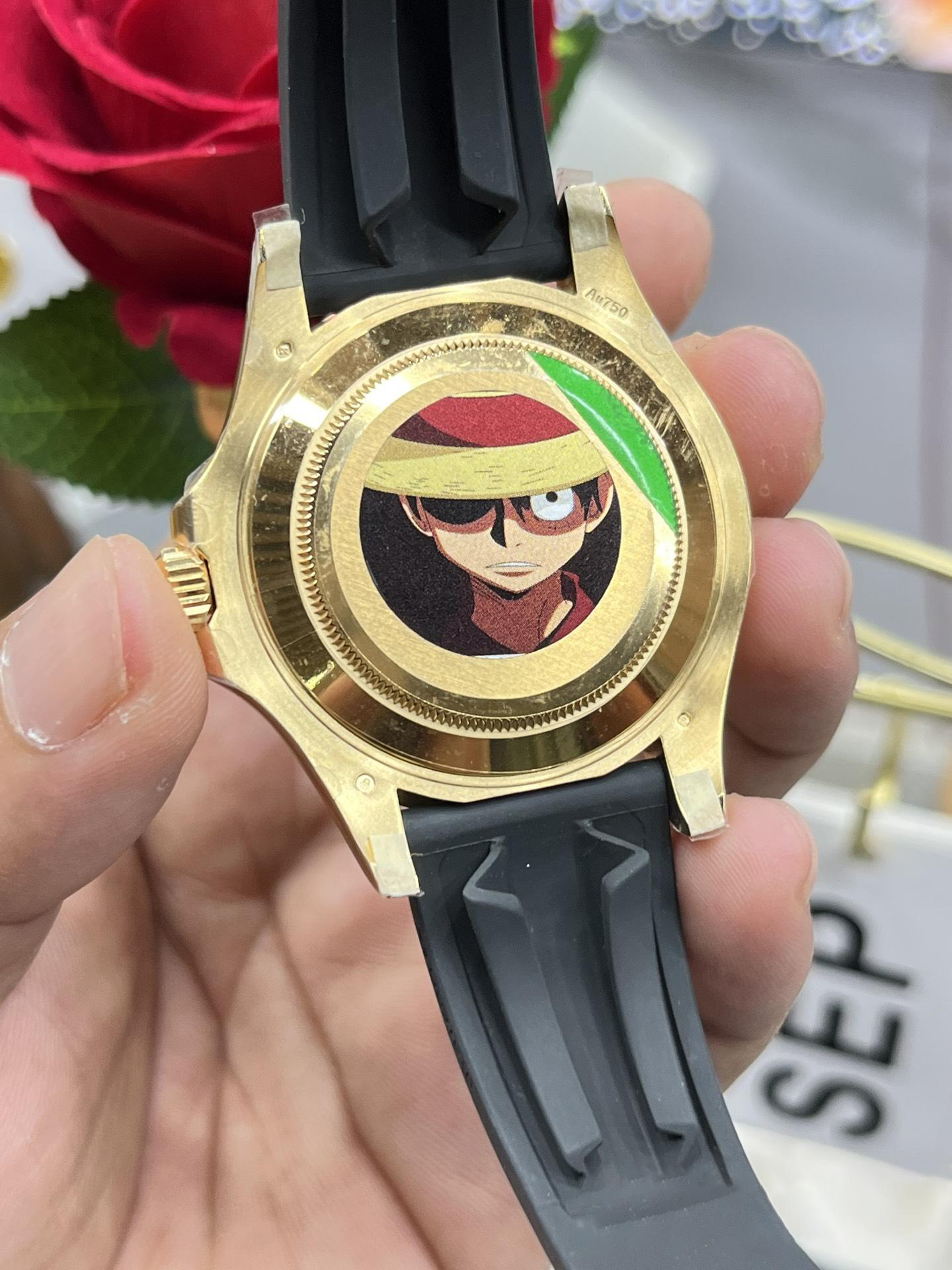 Clean Factory Yacht Master 42mm 226658 Yellow Gold Case 3D Black Ceramic Bezel Oysterflex Strap SuerClone 3235 Movement 07