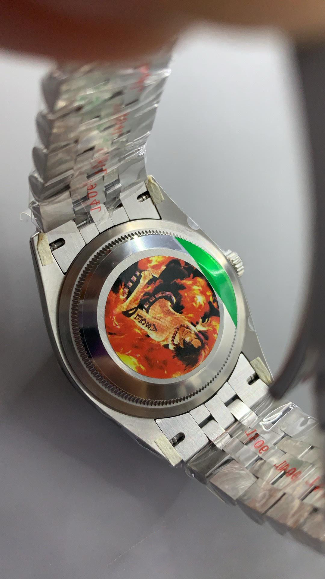 Clean Factory DateJust 36mm 126234 Green Palm motif Dial with Diamond Hors Markers 904L Steel on Jubilee Bracelet SH3235 Movement 05 Clean Factory DateJust 36mm 126234 Green Palm motif Dial with Diamond Hors Markers 904L Steel on Jubilee Bracelet SH3235 Movement 05