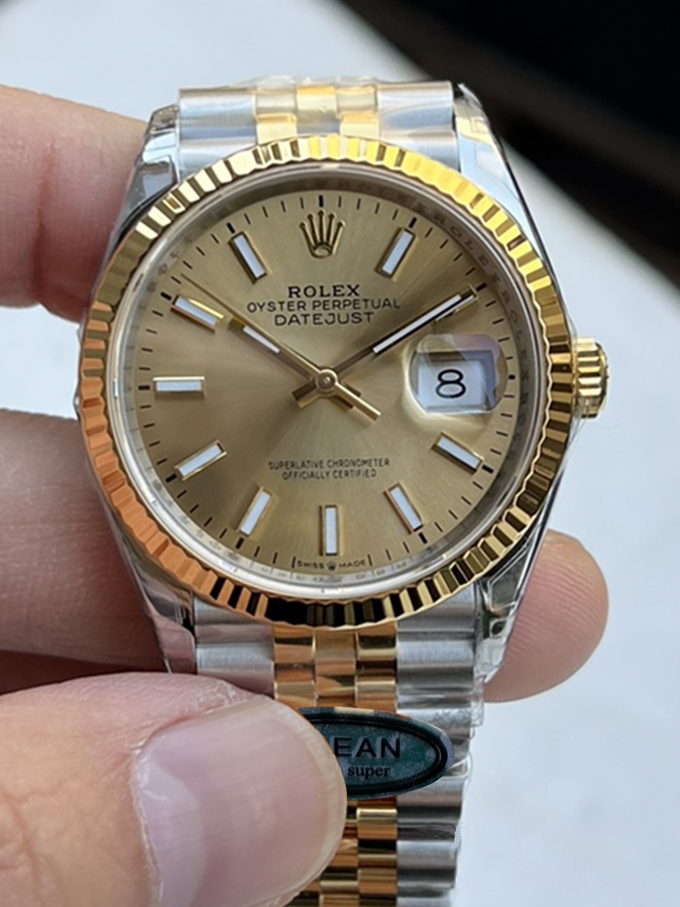 Clean Factory Datejust 41 M126333 0010 Yellow Gold Dial Yellow Gold Fluted Bezel Yellow Gold and Steel Jubilee Bracelet SH3235 Movement 000 Clean Factory Datejust 41 M126333 0010 Yellow Gold Dial Yellow Gold Fluted Bezel Yellow Gold and Steel Jubilee Bracelet SH3235 Movement 000