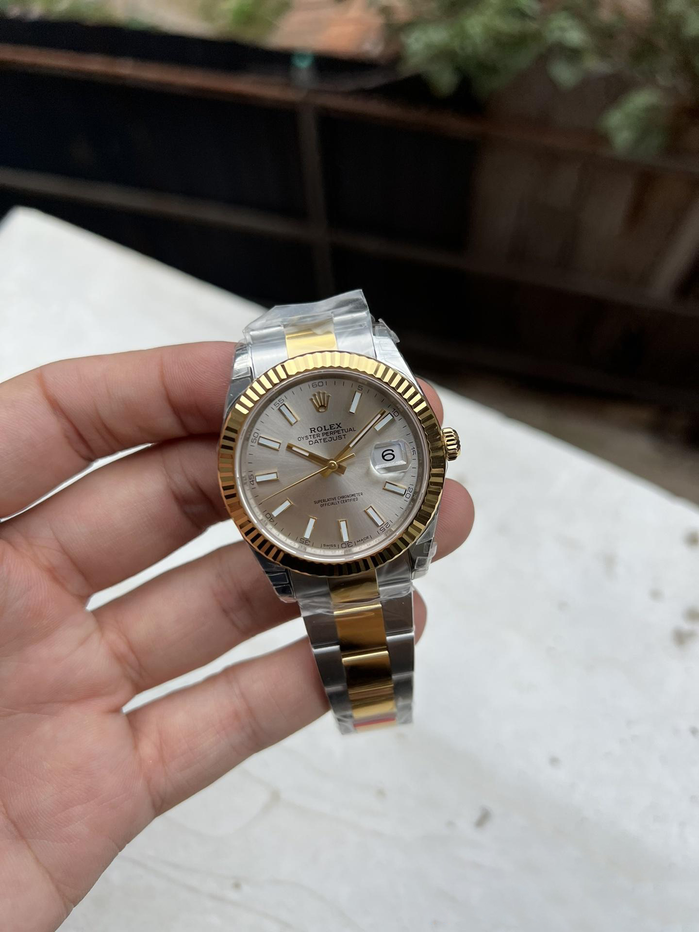 Clean Factory Watch Datejust 41 M126333 0001 Silver Dial Yellow Gold Fluted Bezel Yellow Gold and Steel Oyster Bracelet SH3235 Movement 01 Clean Factory Watch Datejust 41 M126333 0001 Silver Dial Yellow Gold Fluted Bezel Yellow Gold and Steel Oyster Bracelet SH3235 Movement 01
