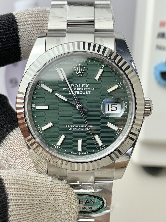 Clean Factory Watch Rolex Datejust 41 N126334 0029 Green Fluted Motif Dial 904L Steel Material Oyster Bracelet SH3235 Cabiler 00 Clean Factory Watch Rolex Datejust 41 N126334 0029 Green Fluted Motif Dial 904L Steel Material Oyster Bracelet SH3235 Cabiler 00