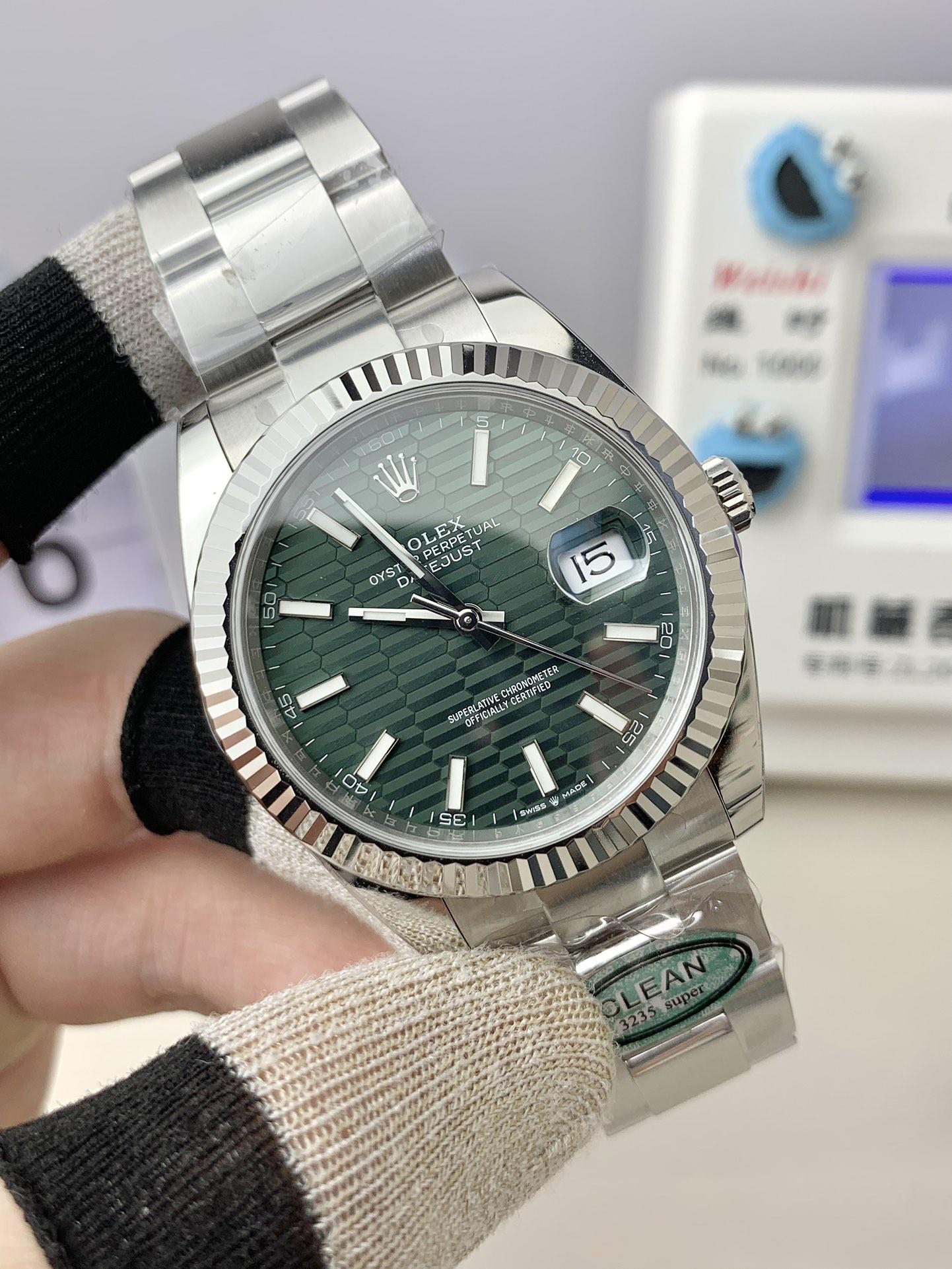 Clean Factory Watch Rolex Datejust 41 N126334 0029 Green Fluted Motif Dial 904L Steel Material Oyster Bracelet SH3235 Cabiler 02 Clean Factory Watch Rolex Datejust 41 N126334 0029 Green Fluted Motif Dial 904L Steel Material Oyster Bracelet SH3235 Cabiler 02