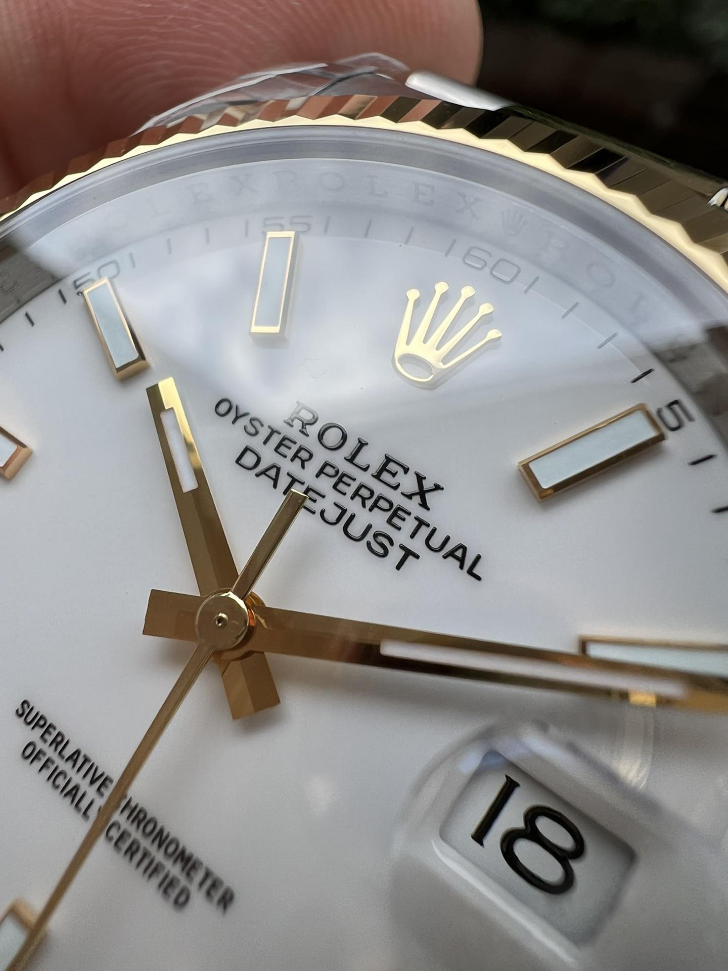 Clean Factory Watch Rolex Datejust 41mm 126333 White Dial Yellow Gold and Oystersteel Bracelet SH3235 Movement 03 Clean Factory Watch Rolex Datejust 41mm 126333 White Dial Yellow Gold and Oystersteel Bracelet SH3235 Movement 03