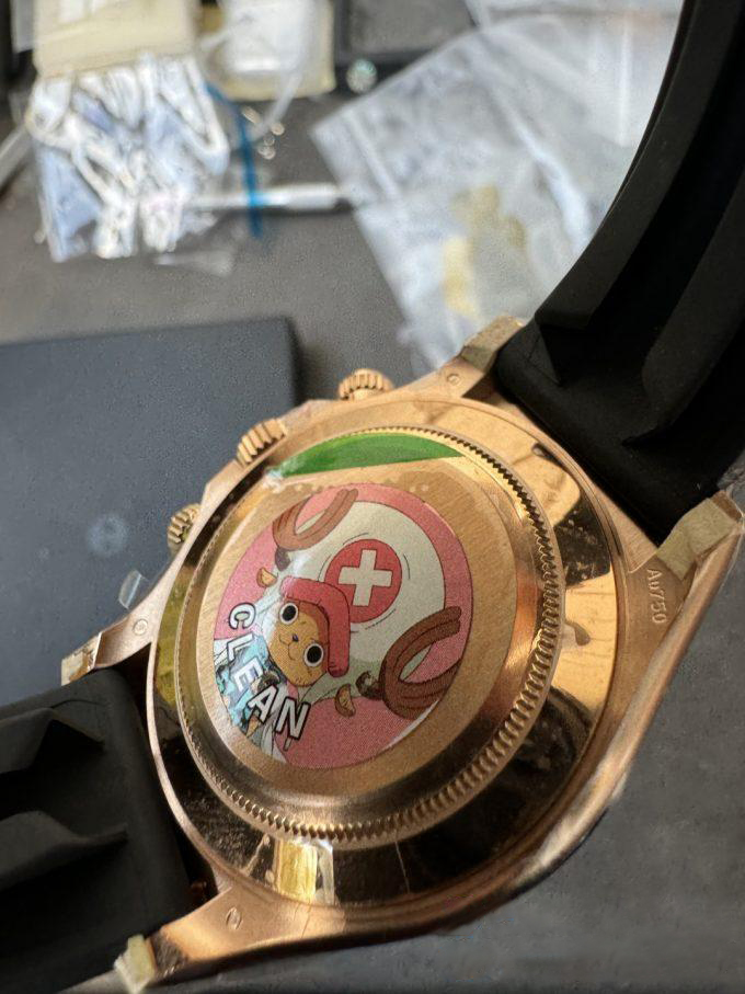 Clean Factory Rolex Daytona 116515LN Rose Gold Case Chocolate Dial with Black Number Markers Black Ceramic Bezel DD4130 Oysterflex Strap 13 Clean Factory Rolex Daytona 116515LN Rose Gold Case Chocolate Dial with Black Number Markers Black Ceramic Bezel DD4130 Oysterflex Strap 13