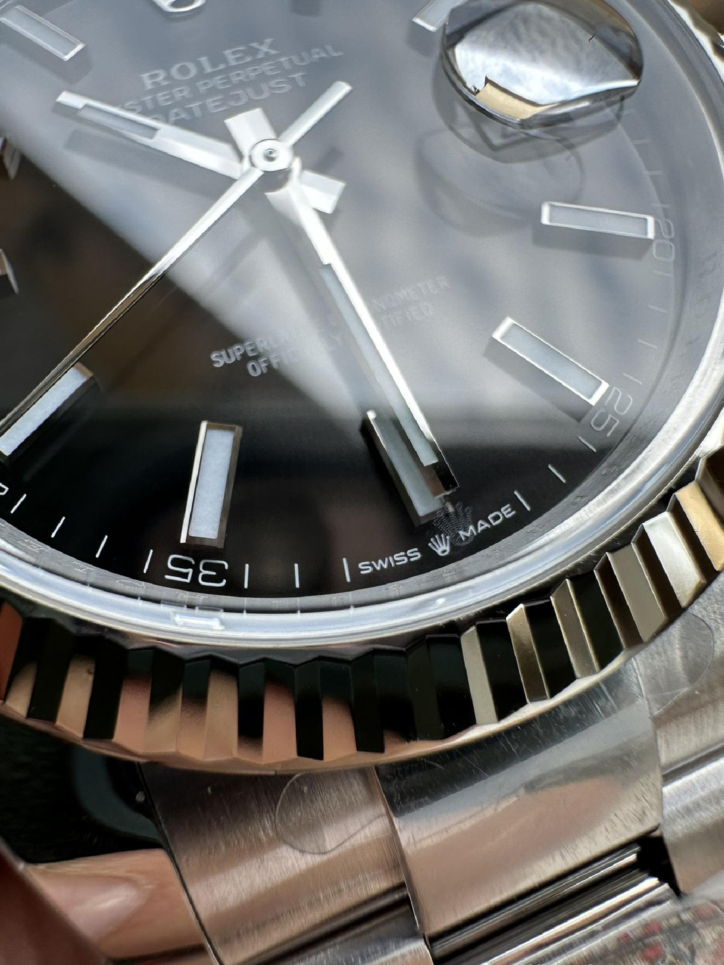 Clean Factory Watch Rolex Datejust 41mm 126334 Black Dial Fluted Bezel Luminous Hour Markers Oyster Bracelet SH3235 Movement 04 Clean Factory Watch Rolex Datejust 41mm 126334 Black Dial Fluted Bezel Luminous Hour Markers Oyster Bracelet SH3235 Movement 04