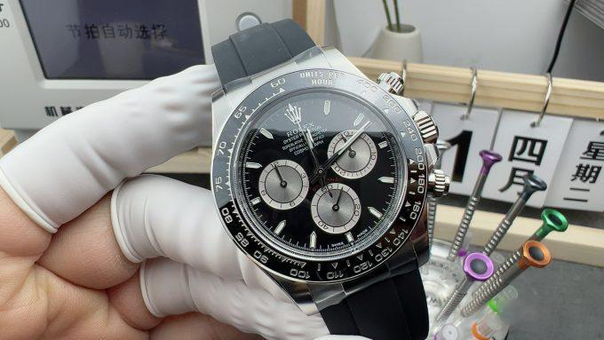 Clean Factory Watches Daytoan 126519 Black Dial Silver Chrono Sub Dial Black Ceramic Bezel Stainless Steel Case SH4131 Movement Oyster Bracelet 01 Clean Factory Watches Daytoan 126519 Black Dial Silver Chrono Sub Dial Black Ceramic Bezel Stainless Steel Case SH4131 Movement Oyster Bracelet 01