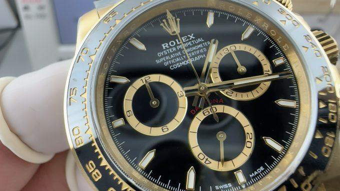 Clean Factory Watches Rolex Daytona 126518 Black Dial Luminos Hour Markers Yellow Gold Case Black Ceramic Bezel Oysterflex Strap 4131 Caliber 05 Clean Factory Watches Rolex Daytona 126518 Black Dial Luminos Hour Markers Yellow Gold Case Black Ceramic Bezel Oysterflex Strap 4131 Caliber 05