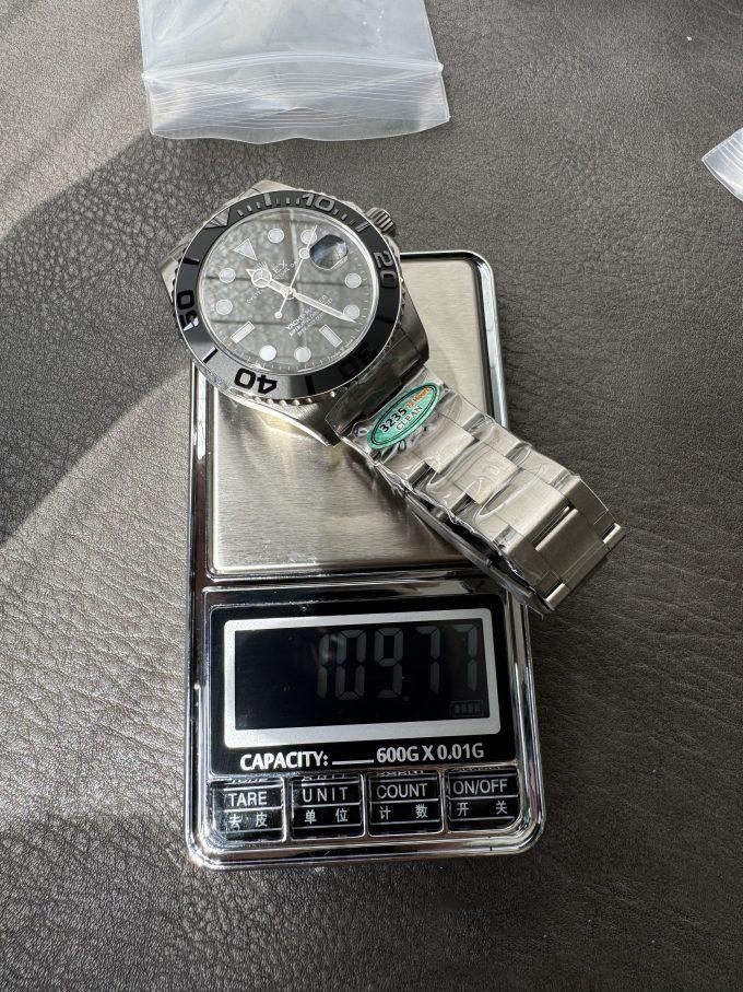 Clean Factory Watches Yacht Master 226627 Titanium Case and Bracelet Black Dial Black Ceramic Bezel Blue Luminous Hour Markers ShangHai 3235 Movement 16 Clean Factory Watches Yacht Master 226627 Titanium Case and Bracelet Black Dial Black Ceramic Bezel Blue Luminous Hour Markers ShangHai 3235 Movement 16