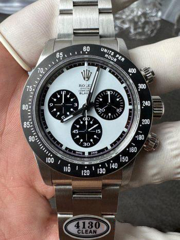 Premium Custom Paul Newman Daytona Blaken Daytona Vintage Line Limited Edition Base on Clean Factory 4130 Panda Daytona 000