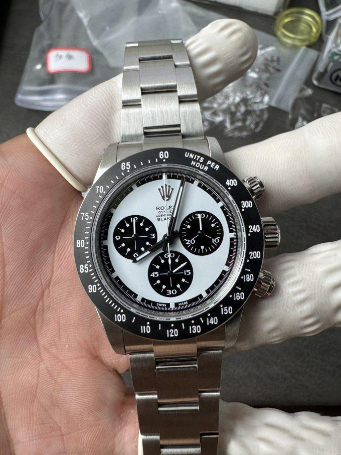 Premium Custom Paul Newman Daytona Blaken Daytona Vintage Line Limited Edition Base on Clean Factory 4130 Panda Daytona 01 Premium Custom Paul Newman Daytona Blaken Daytona Vintage Line Limited Edition Base on Clean Factory 4130 Panda Daytona 01